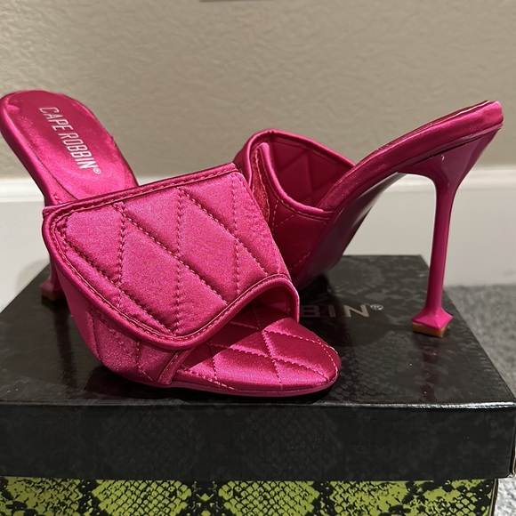 Hot Pink Mules - Picture 4 of 5